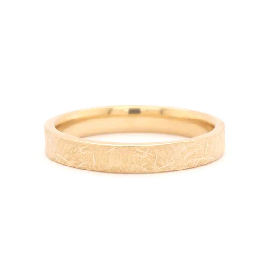 3mm 'Boulder' Mini Cigar Band | Magpie Jewellery