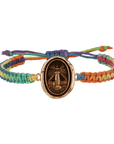 Lighthouse Rainbow Braided Bracelet | Magpie Jewellery