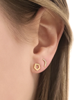 Pentagonal Stud Earring | Magpie Jewellery