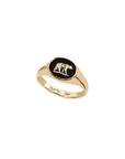 Mother Bear 14K Gold Signet Ring | Magpie Jewellery