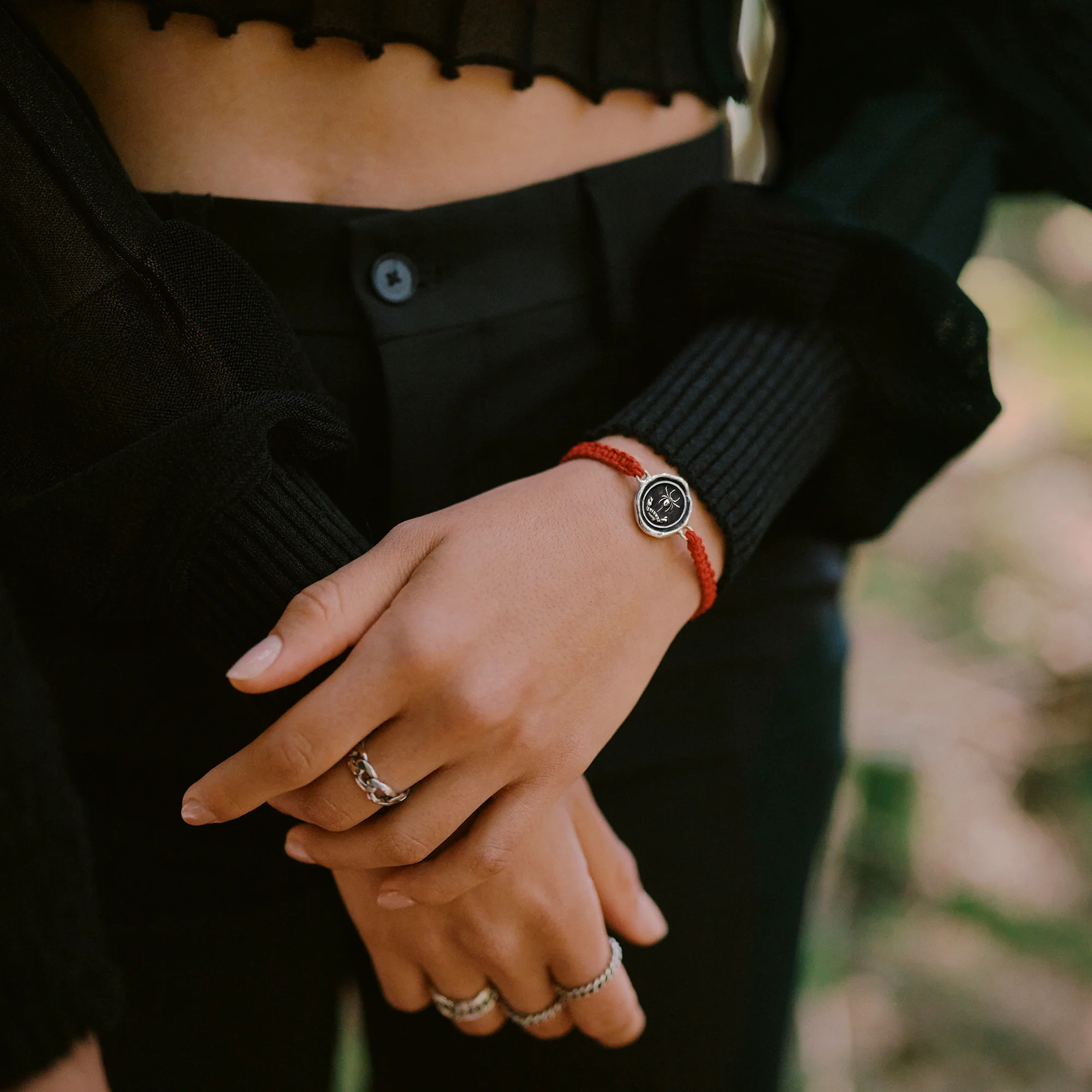 Embrace Your Dark Side Braided Bracelet | Magpie Jewellery