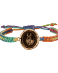 Embrace Your Dark Side Rainbow Braided Bracelet | Magpie Jewellery