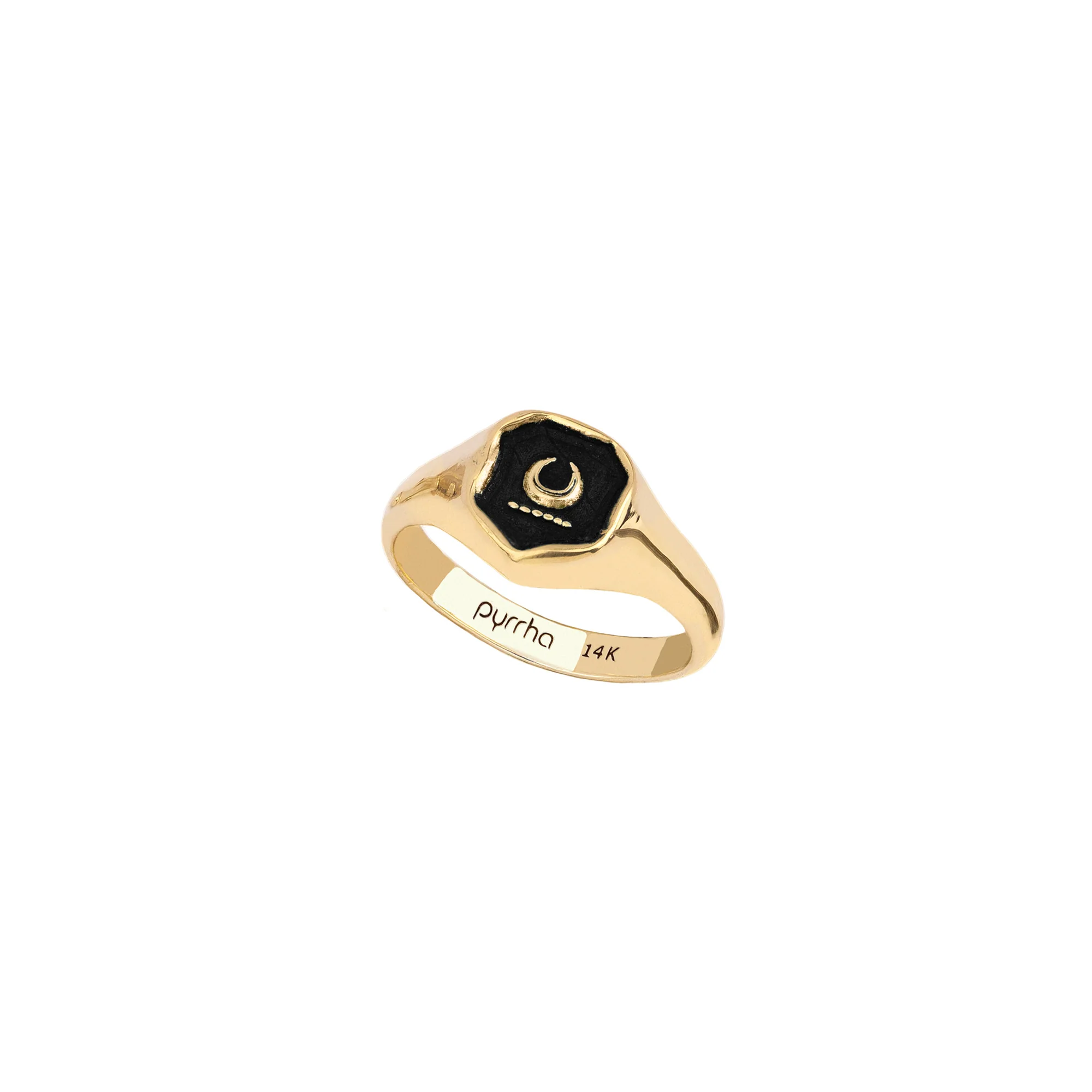 New Beginnings 14K Gold Signet Ring | Magpie Jewellery
