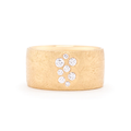 10mm Diamond Constellation 'Boulder' Cigar Band | Magpie Jewellery