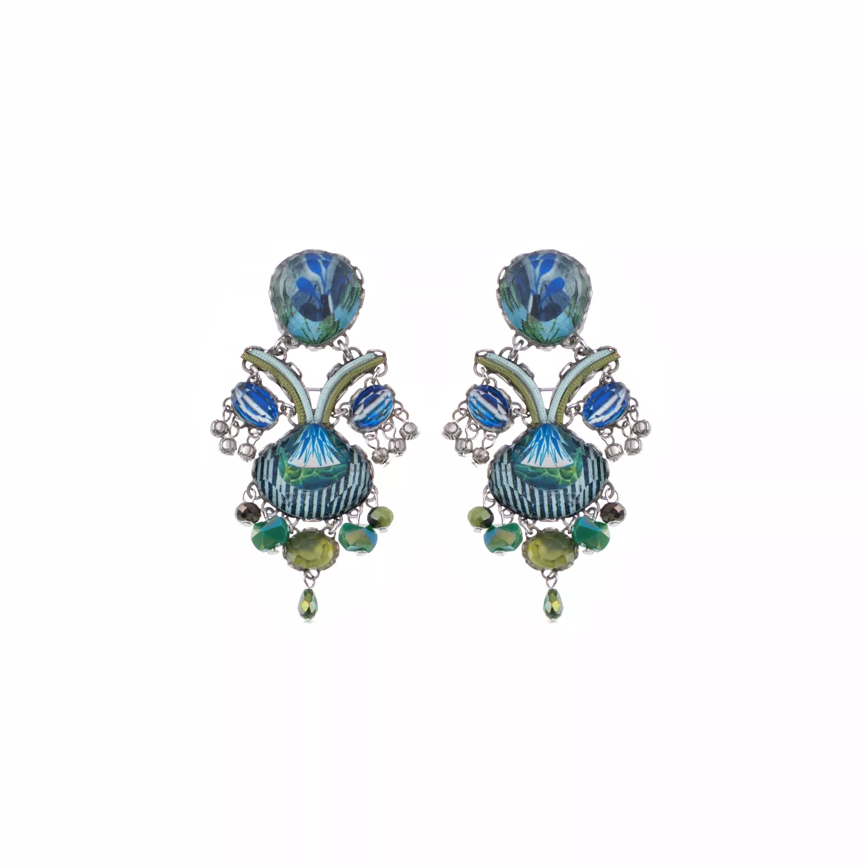 Crisp Air &#39;Brighid&#39; Stud Drops | Magpie Jewellery