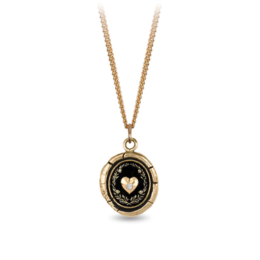 Self-Love 14K Gold Diamond Set Signature Talisman | Magpie Jewellery