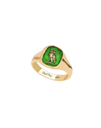 Watch Over Me 14K Gold Signet Ring - True Colors | Magpie Jewellery