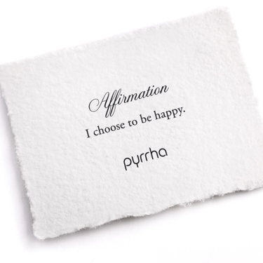 I Choose To Be Happy Affirmation Talisman | Magpie Jewellery