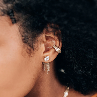 Cléo Fringe Earring Backing | Magpie Jewellery