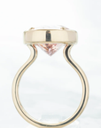 No.08 'Archive' 8.46ct Oval Morganite Ring | Magpie Jewellery
