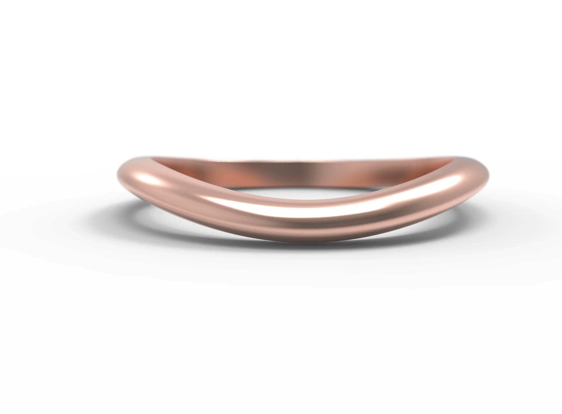 14K Fairmined Gold 'Flo' Wave  Band | Magpie Jewellery