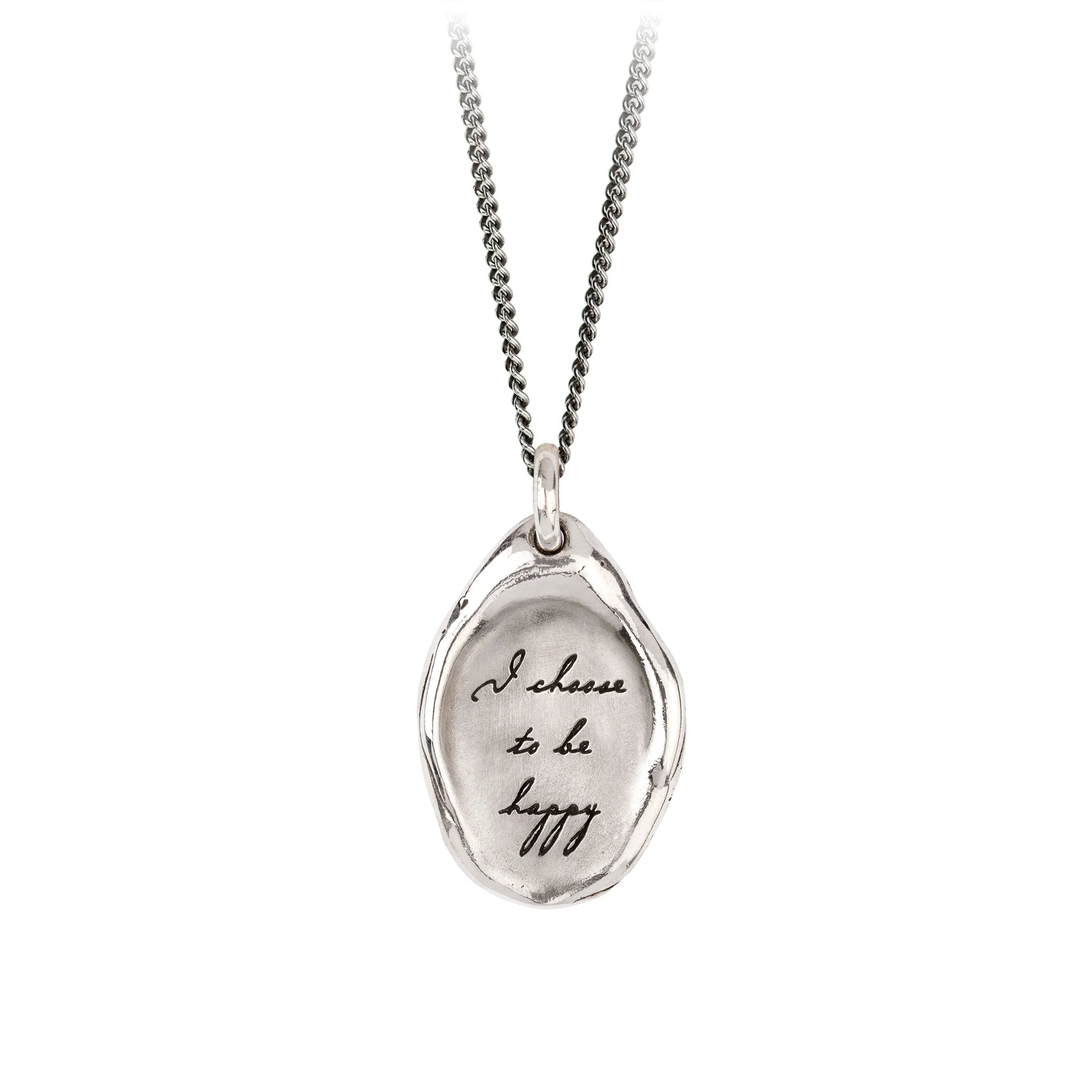 I Choose To Be Happy Affirmation Talisman | Magpie Jewellery