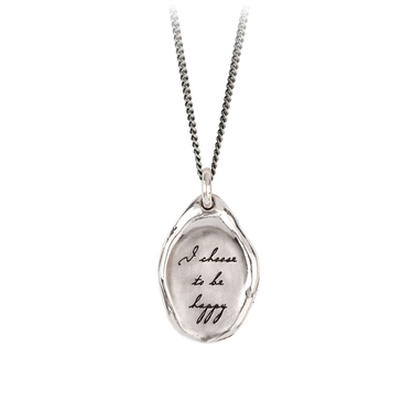 I Choose To Be Happy Affirmation Talisman | Magpie Jewellery