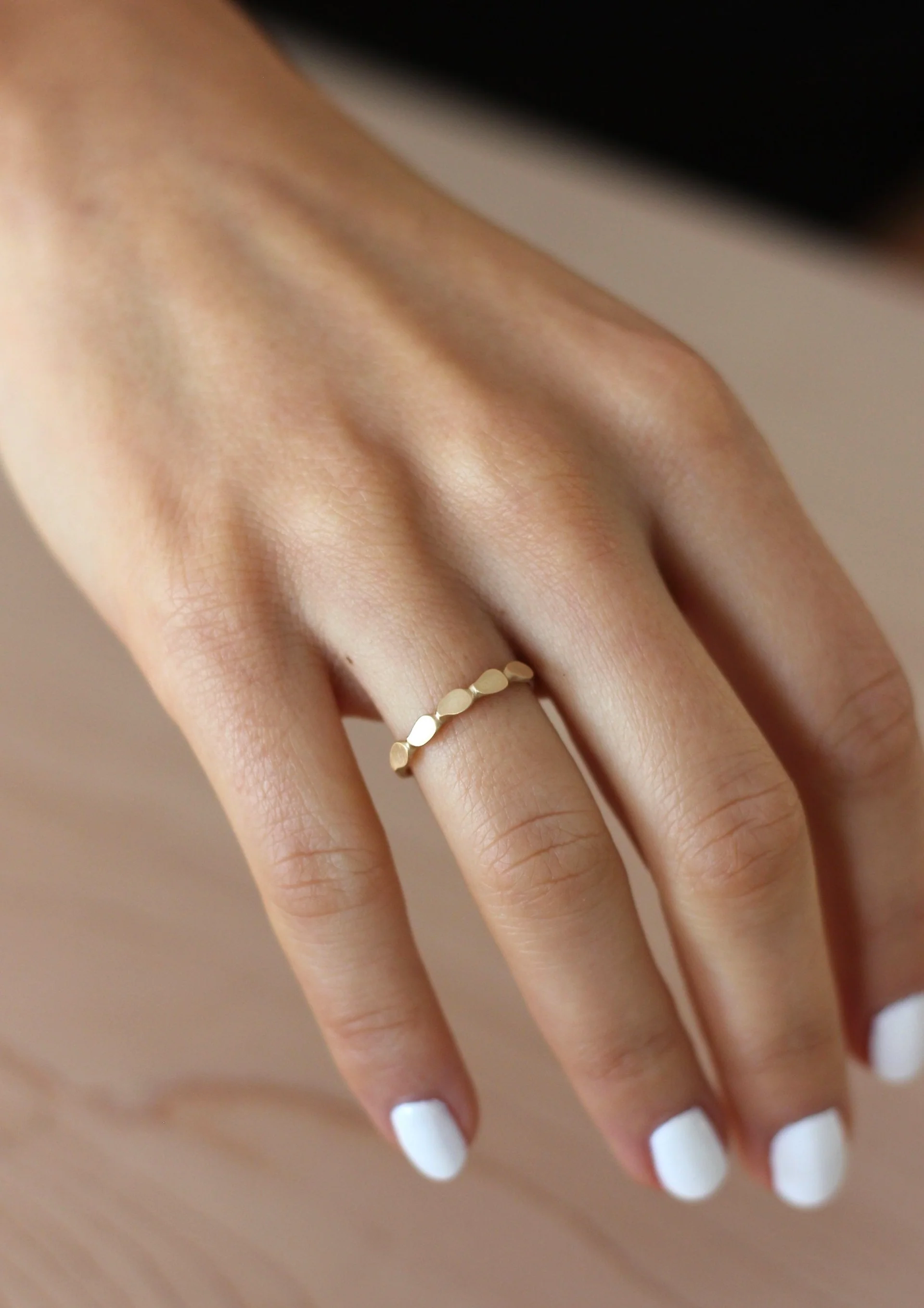 Curved Lotus Band | Magpie Jewellery