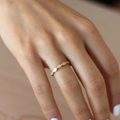 Curved Lotus Band | Magpie Jewellery