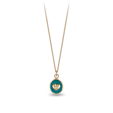 Loving 14K Gold Appreciation Diamond Set Talisman - True Colors | Magpie Jewellery