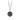 Age With Power Sterling SIlver Necklace, depicting a snake coiling around a sun like symbol, with a pomegranate at the base