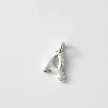Sterling SIlver Letter A Charm Pendant