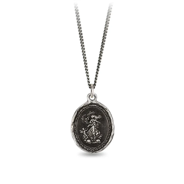 Sterling Silver Talisman necklace depicting the goddess of mythos aphrodite