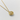 Gold Plated silver and silver Necklace with a gold and silver pendant in the shape of an apple pie