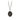 Sterling Silver talisman necklace depicting the goddess of myhros Artemis, standing with a bow aimed to the sky, and a deer beside her leg