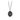 Sterling Silver talisman Depicting the goddess athena, sitting with two owls