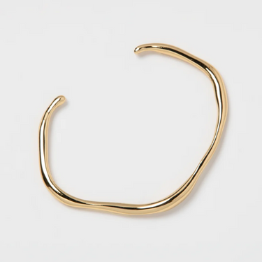Gold Plated Brass Cuff Bracelet