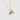 14k Gold plated brass bunny pendant on a 14k Gold-filled baby box chain