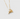 14k Gold plated brass bunny pendant on a 14k Gold-filled baby box chain
