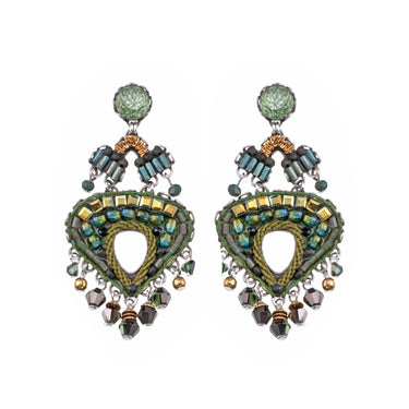 Viridian Mood Set, Placida Stud Earrings