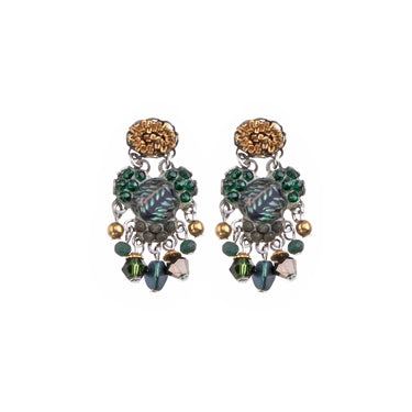 Viridian Mood Set, Ping Stud Earrings