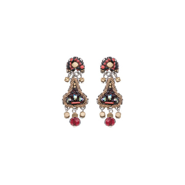 Noble Wine Set, Claret Earrings