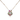 Plated Sterling Silver Necklace predominantly featuring many intricate beads shaped into an oval figure with a mosaic design with mainly green and red tones 