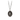 Sterling Silver Talisman necklace depicting the goddess of mythos circe, holding a staff.
