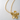 Gold Plated Silver Necklace with a Buttercup flower and Citrine Gemstone at the middle