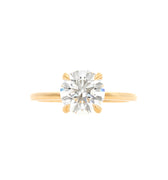 Lab-Grown Diamond Four Prong Solitaire Engagement Ring