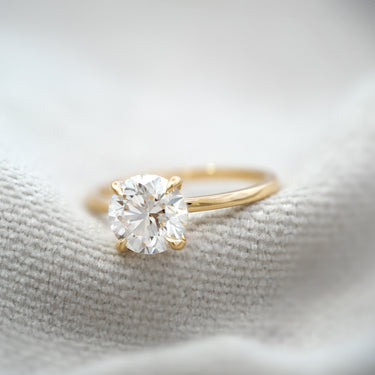 Lab-Grown Diamond Solitaire Engagement Ring