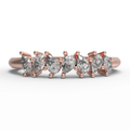 Rose Gold Ring with Diamonds