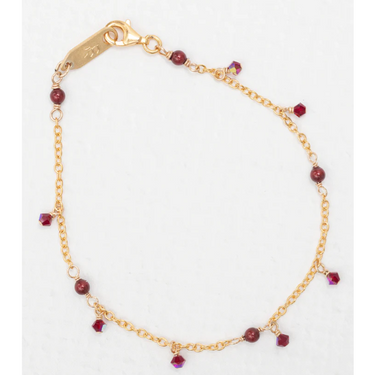 'Cora Cranberry Pearl' Bracelet | Magpie Jewellery