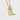 14k Gold plated brass cowboy boot pendant on a 18" 14k Gold-Filled curb chain