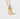 14k Gold plated brass cowboy boot pendant on a 18" 14k Gold-Filled curb chain