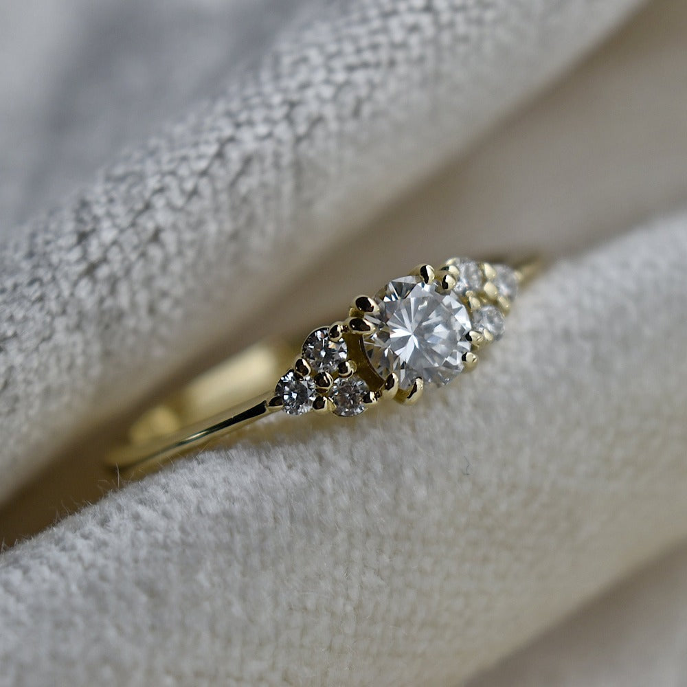 0.33ct Accented Diamond Engagement Ring | Magpie Jewellery