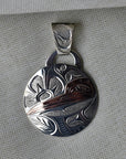 14k Rose Overlay Hummingbird Pendant | Magpie Jewellery
