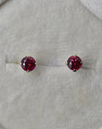 14k Claw-Set Ruby Studs | Magpie Jewellery