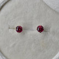 14k Claw-Set Ruby Studs | Magpie Jewellery