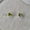 14k Claw-Set Peridot Studs | Magpie Jewellery