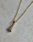 14k 6-Prong Mount Gemstone Necklace | Magpie Jewellery