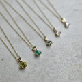 14k 6-Prong Mount Gemstone Necklace | Magpie Jewellery