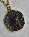 Tiger's Eye Flower Necklace | Magpie Jewellery