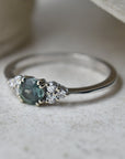 Montana Blue Sapphire Triplet Ring